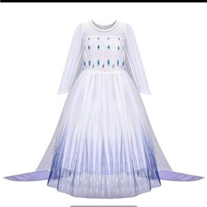 NEW Disney Frozen 2 Elsa Princess Dress – Sparkly Sequin Mesh Party Gown Queen